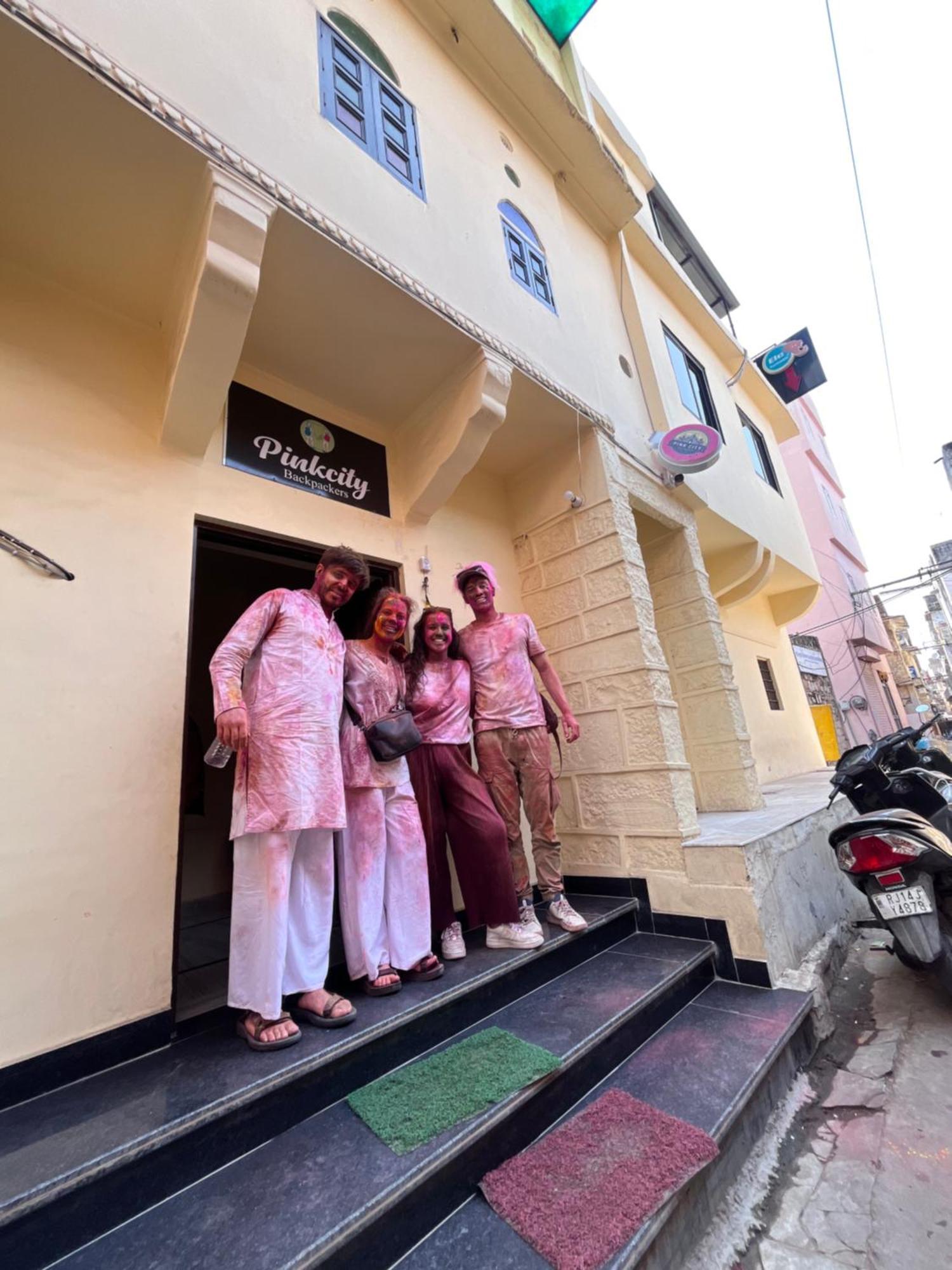 Pink City Backpackers Džajpur Exteriér fotografie