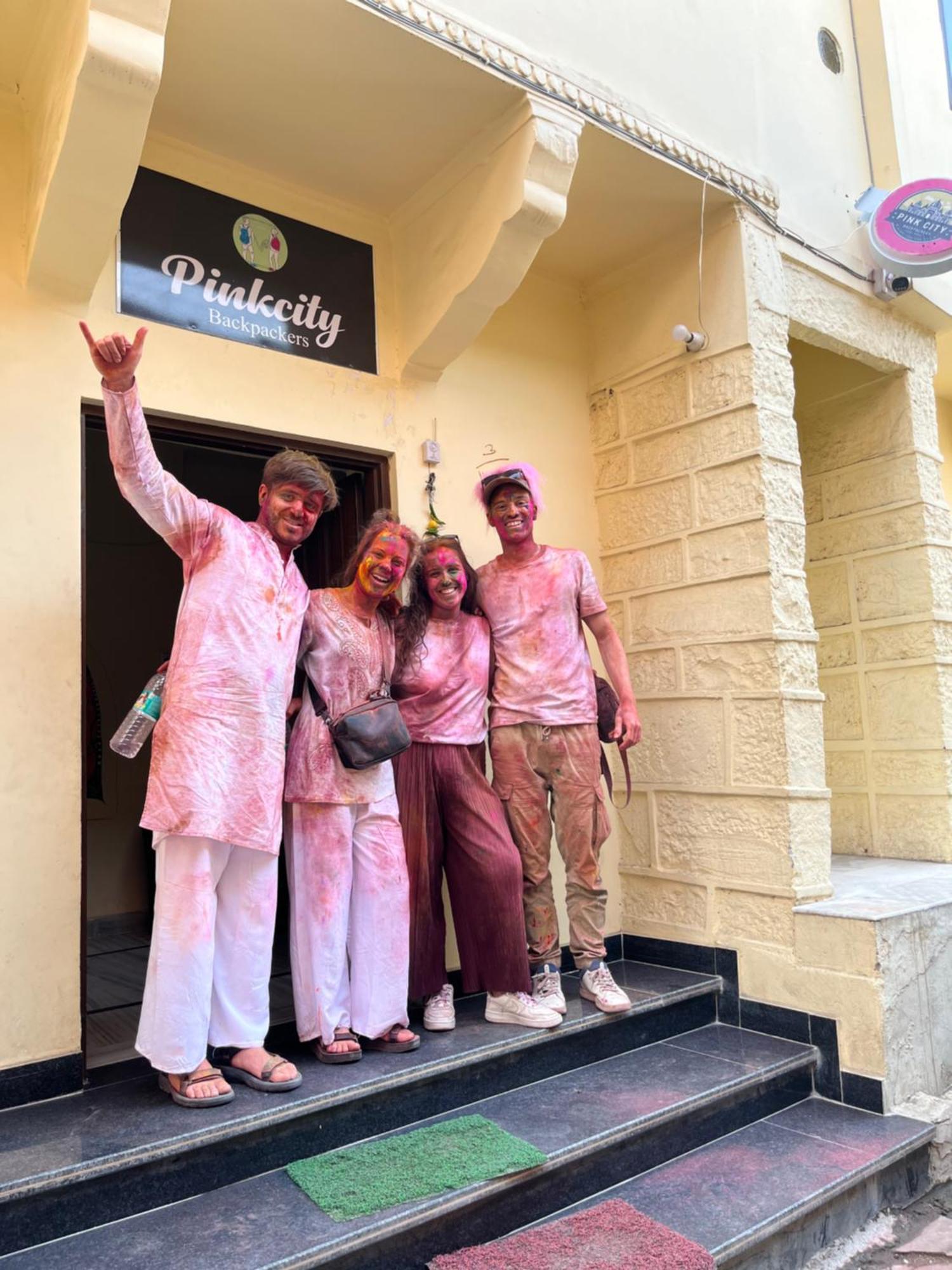 Pink City Backpackers Džajpur Exteriér fotografie